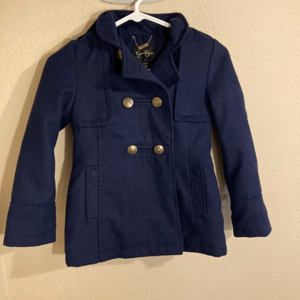 Jessica Simpson Navy Blue Jacket Girls 7/8